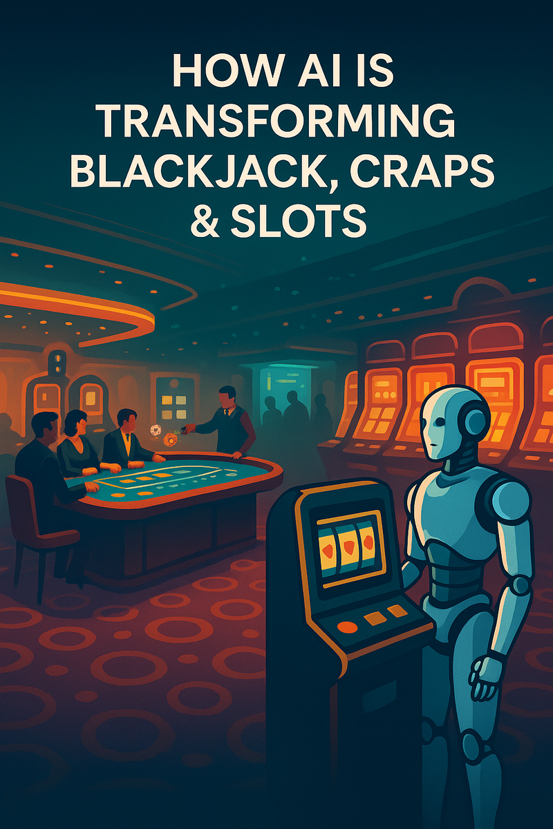 Casino floor with AI-enhanced games